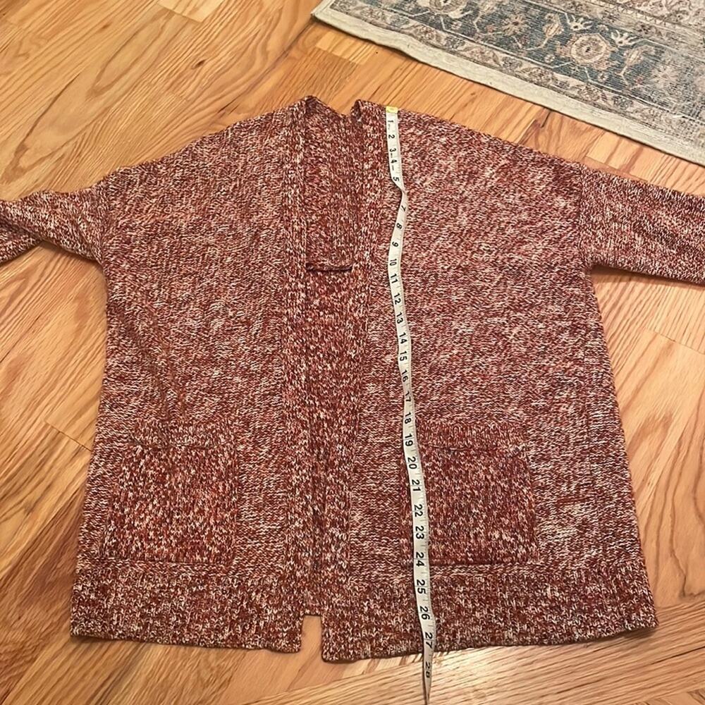 Universal thread Open fall rust cardigan Sweater … - image 4